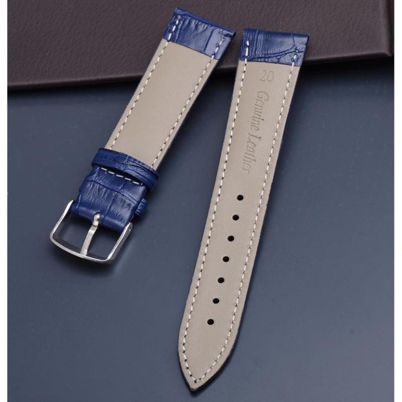 Piaget/ Piaget watch strap men's and women's leather strap crocodile pattern pin buckle leather strap 16/18/19/20mm