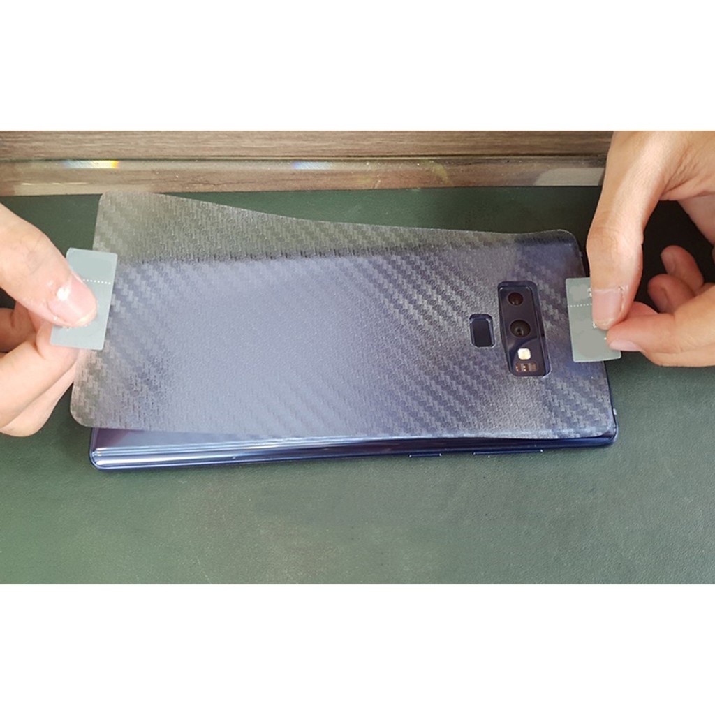 Miếng dán carbon mặt lưng cho các loại Samsung S22 S23 S8 S9 S10 S10 PLUS S10 5G NOTE 8 NOTE 9 NOTE 10 PLUS NOTE 10 LITE