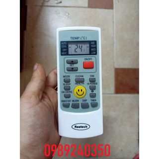 Điều khiển điều hòa Reetech mặt cười