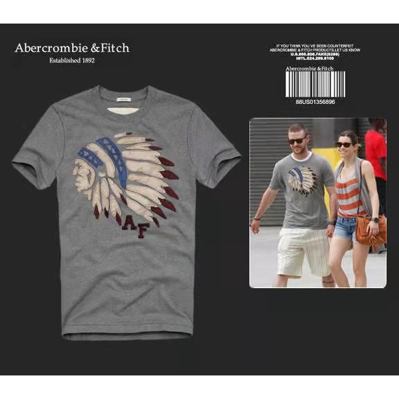 Áo Thun Thể Thao Abercrombie & Fitch 00234 US Abercrombie & Fitch AF HCO Cho Nam