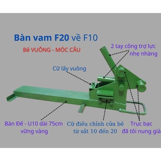 Vam bẻ mỏ sắt cây phi 18