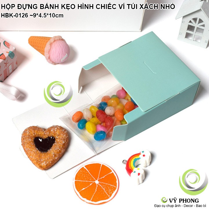 HỘP GIẤY ĐỰNG BÁNH KẸO HÌNH CHIẾC VÍ TÚI XÁCH NHỎ ĐỰNG QUÀ TẶNG CÁC DỊP LỄ TẾT HBK-0126 | BigBuy360 - bigbuy360.vn