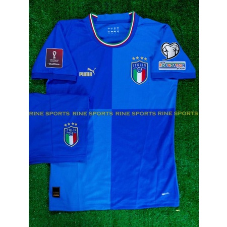 Bộ Áo bóng đá đội tuyển italia  Ý  hàng Thailand chuẩn thi đấu 2023