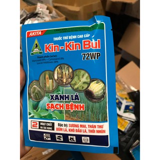Thuốc đặc trị bệnh Sương mai, Thán thư, đốm lá cho Hoa hồng - Kin Kin Bul 72 WP