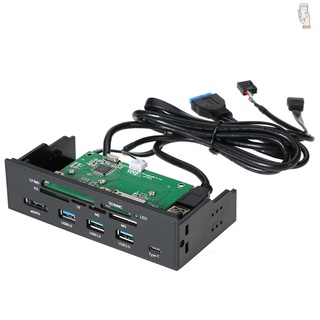 Đầu đọc thẻ đa năng stw 5.25 "type-c usb 3.1 usb 3.0 hỗ trợ cf md xd mmc tf m2 ms
