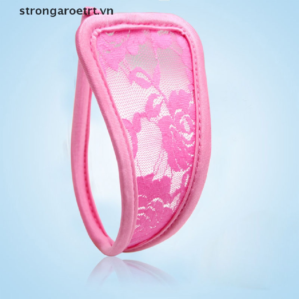 Strongaroetrt Women Sexy Invisible Underwear Lace C-String Thong Panties G-string Knickers vn