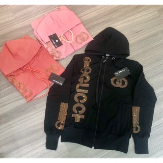 [ HÀNG SẴN TẠI SHOP]  Áo khoác nữ đính đá thun cao cấp