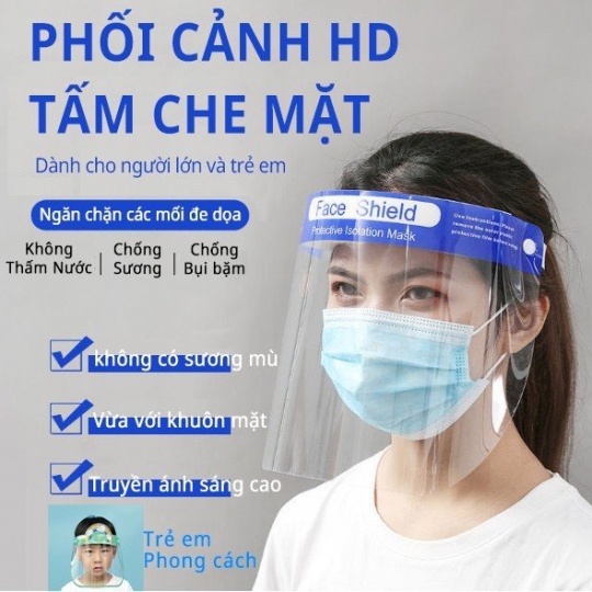 [XÃ KHO] MẶT NẠ FACE SHEILD, MEKA, KÍNH, BĂNG ĐÔ CHỐNG DỊCH [HCM] | BigBuy360 - bigbuy360.vn