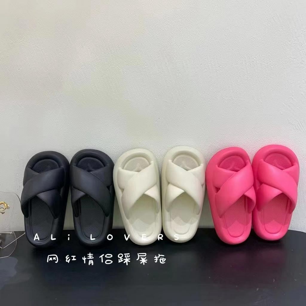Dép bánh mỳ Chao Mẫu quai ngang đế cao 3cm hàng thời trang
