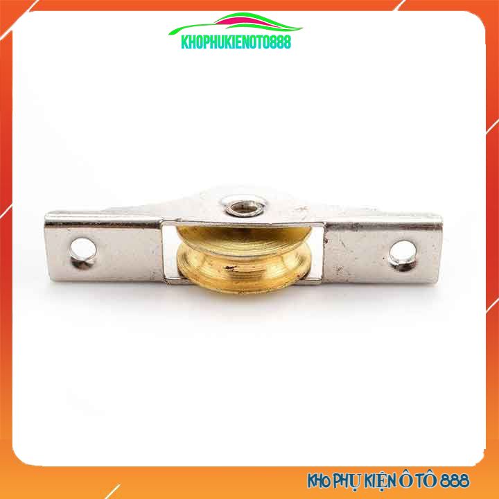 Bánh Xe Ròng Rọc, Con Lăn Trượt Cửa Tủ, Cửa Nhà ,Cửa Lùa Bằng Đồng Nguyên Chất