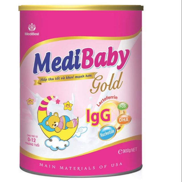 SỮA MEDI BABY GOLD 900G