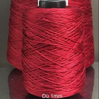 10 mét dây dù 1mm đỏ đô