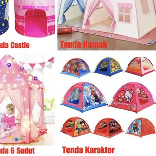 TENDA ❃ Lều Cắm Trại / Lều Cắm Trại Hình hello kitty Chuột mickey / Người Nhện / Bé Gái