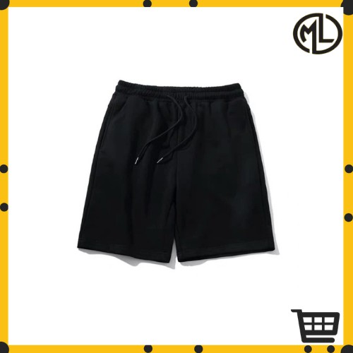 Quần đùi thun nam đen phong cách trẻ trung thể thao chất vải thun da cá MAYLANSTORE | BigBuy360 - bigbuy360.vn