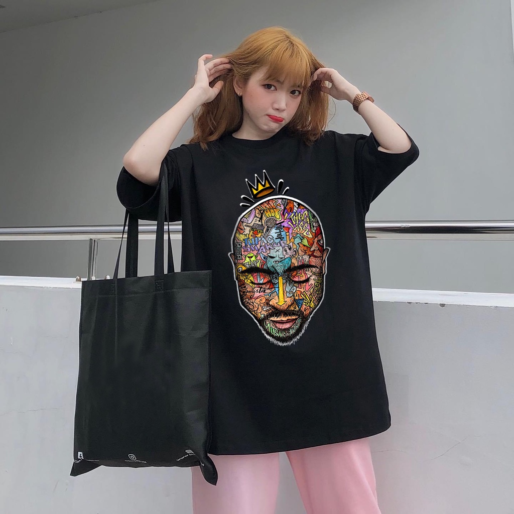 Áo thun TUPAC X OCEAN unisex tay lỡ Local brand - Áo phông Ullzang tay lỡ nam nữ 3 Màu 100% Cotton - OCEAN.CLO