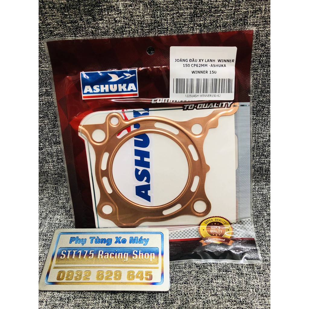 Ron đồng Xy lanh Ashuka Winner 62mm