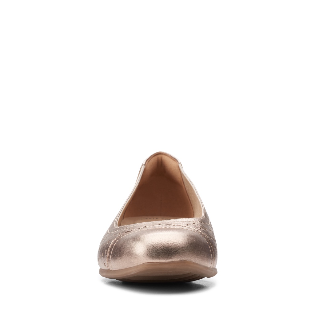 Giày cao gót nữ CLARKS Juliet Cedar màu Metalic