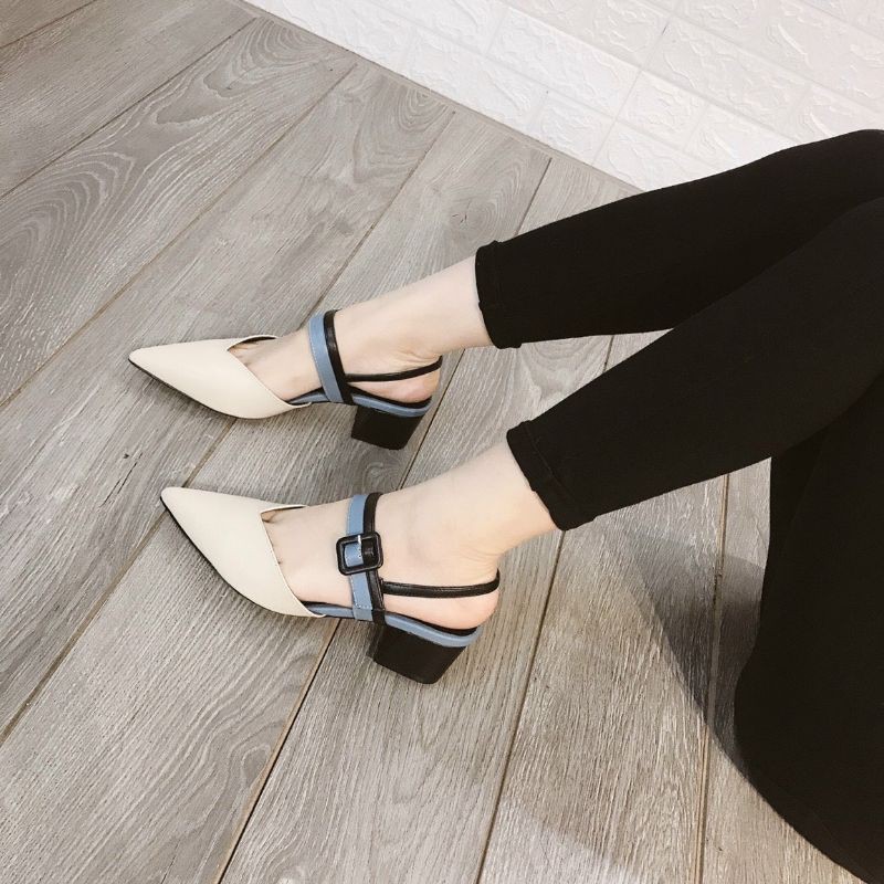 T(ẢNH THẬT) Sandal 5p Quai Khoá Da Mềm Êm Siêu Xinh No Box Cao Cấp