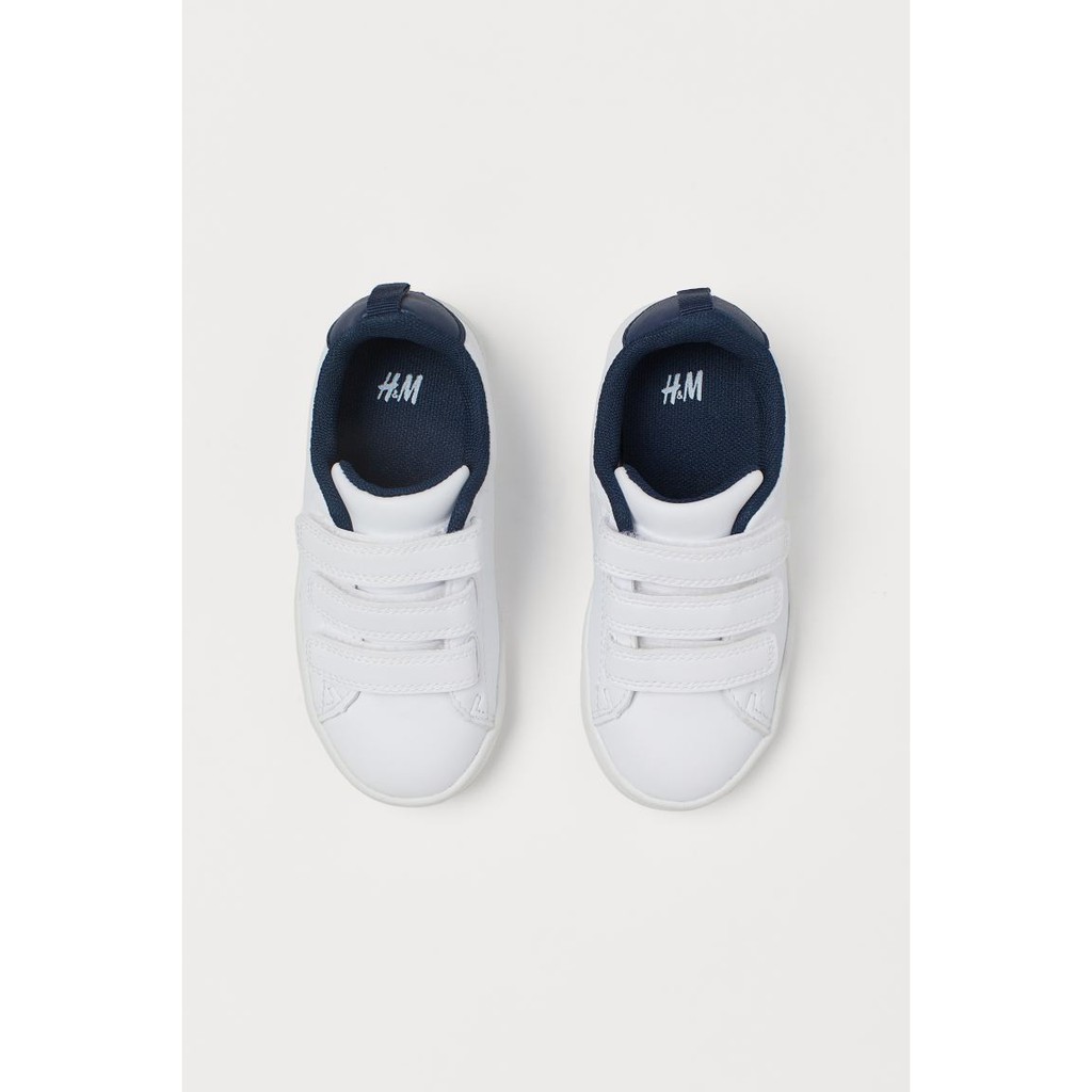 Giày sneaker trắng sọc HM H&M sz 26, 33_hàng chính hãng authentic