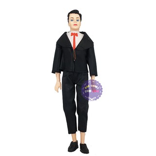 Đồ chơi búp bê trai mặc đồ vest có khớp nối bằng nhựa