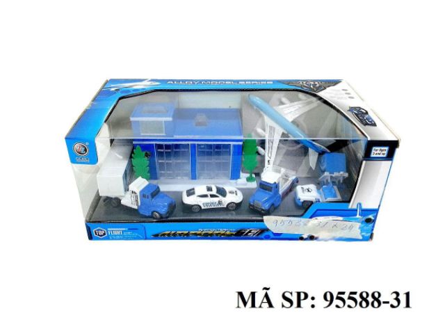 Đồ chơi mô hình trụ sở cứu hỏa/ sân bay