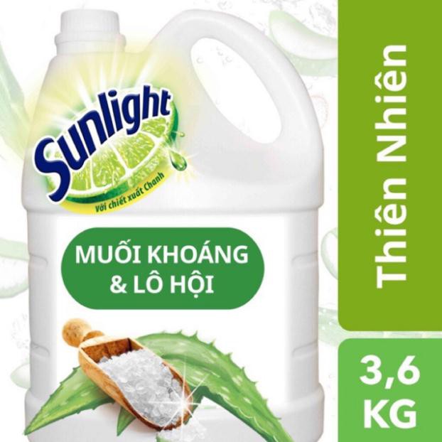 Nước rửa chén Sunlight Thiên nhiên can 3,6kg