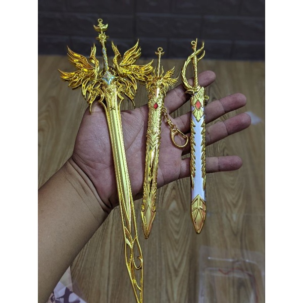 Mô hình móc khóa thiên sứ Thánh kjếm Thiên Nhậm Tuyết Đấu La Đại Lục 22-30cm