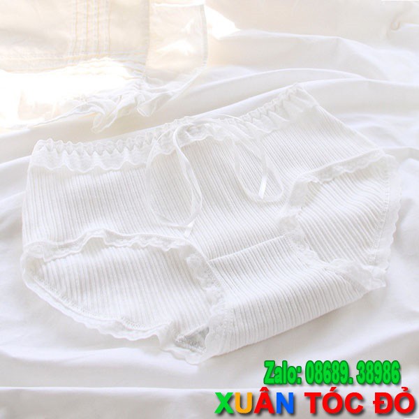 SỈ ZALO RẺ HƠN NHIỀU_ Quần Lót 5 Kiểu Trắng Có Nơ Cực Xịn 5095 | BigBuy360 - bigbuy360.vn