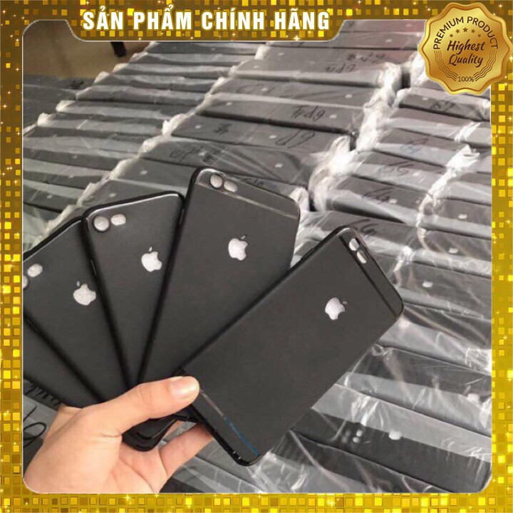 Sỉ Ốp Cao su Đen trơn Iphone hở táo Full mã Iphone 5, 6, 6 Plus, 7, 7 Plus, X, Xs Max