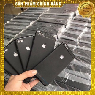 Sỉ ốp cao su đen trơn iphone hở táo full mã iphone 5, 6, 6 plus, 7, 7 plus, x, xs max