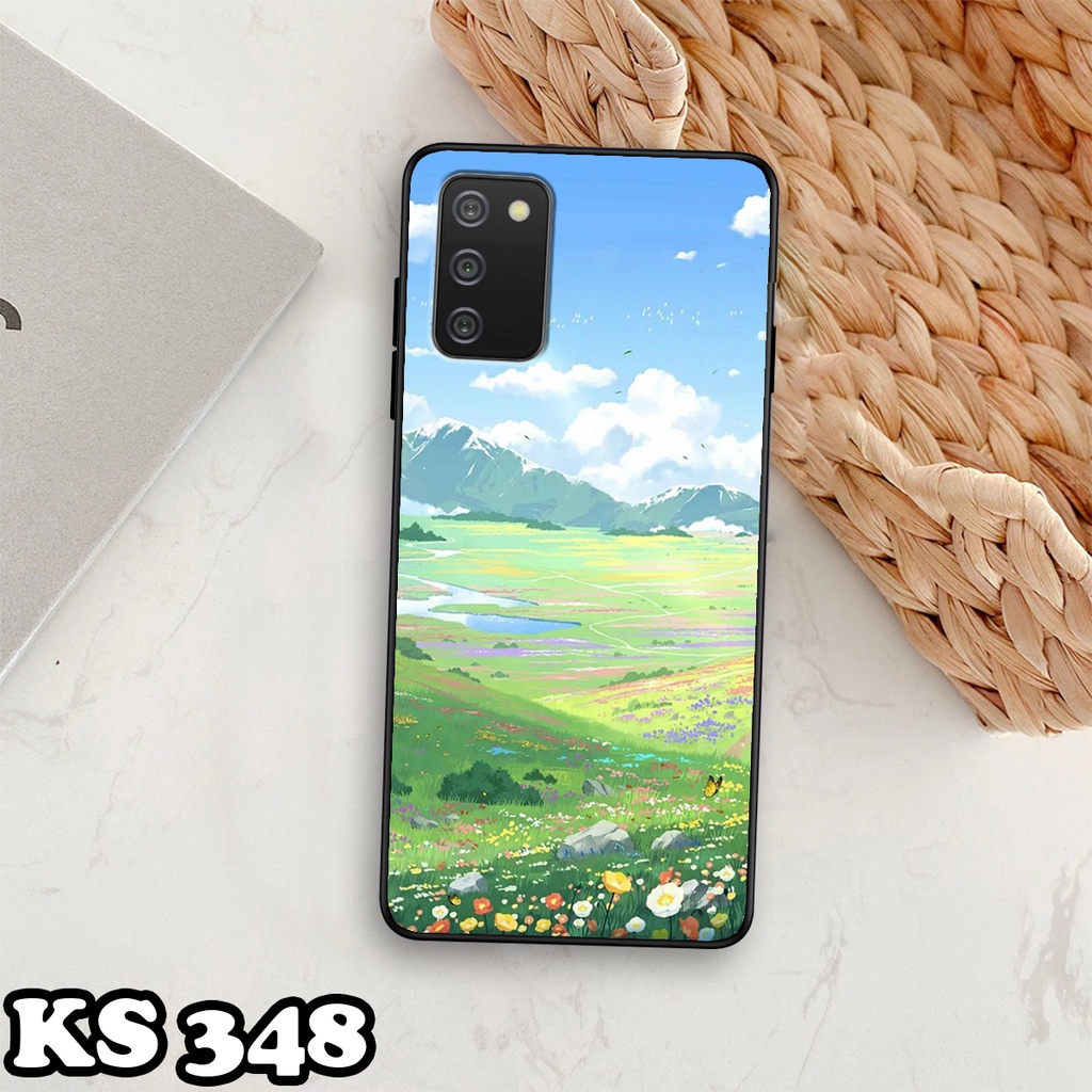 Ốp lưng Samsung A03 - Samsung A03s - Samsung A03 Core - Ốp in hình Cánh đồng hoa - Chất liệu TPU siêu bền