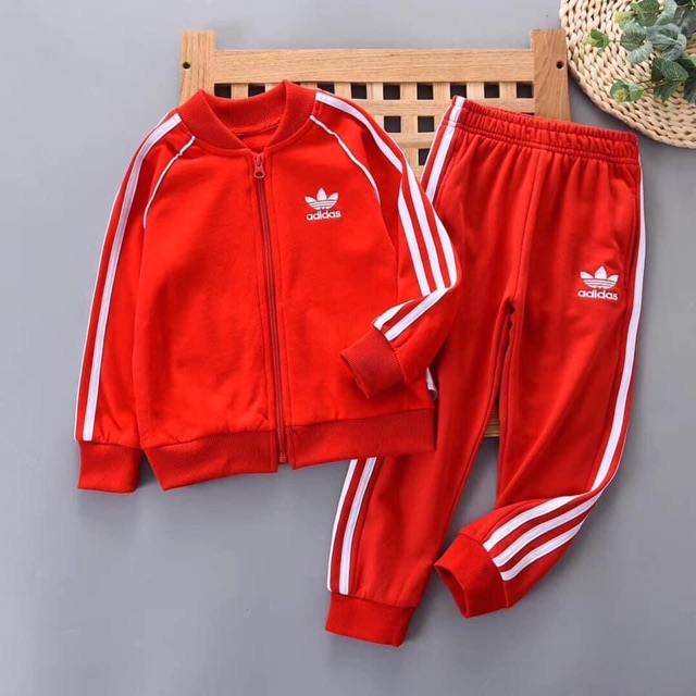 SET Bộ quần áo dài tay Adidas cho bé yêu