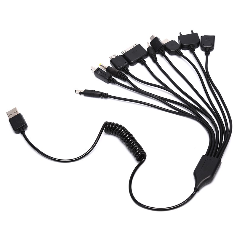 Dây cáp 10 trong 1 để sạc đa năng cho điện thoại