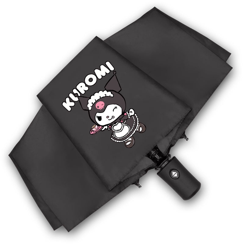 Dù Che Nắng Mưa Xếp Tự Động Toàn Diện In Hình Jason Kuromi Dễ Thương Cho Học Sinh