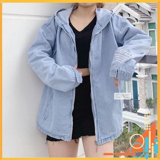 Áo Khoác Jean Phối TK GINNY.BRAND