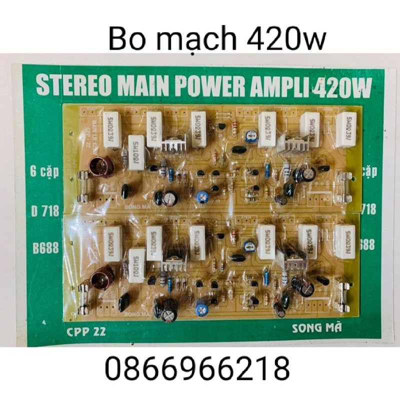 Bo công suất 420 w .giá 1 mạch.