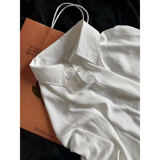Sơ mi basic màu trắng - Free size