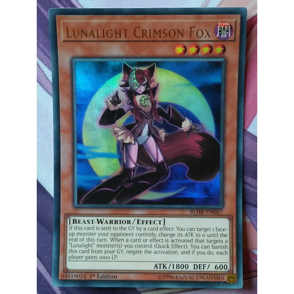 Thẻ Bài Yugioh: Lunalight Crimson Fox BLHR-EN067