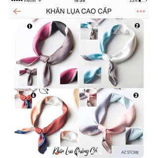 Khăn lụa vuông