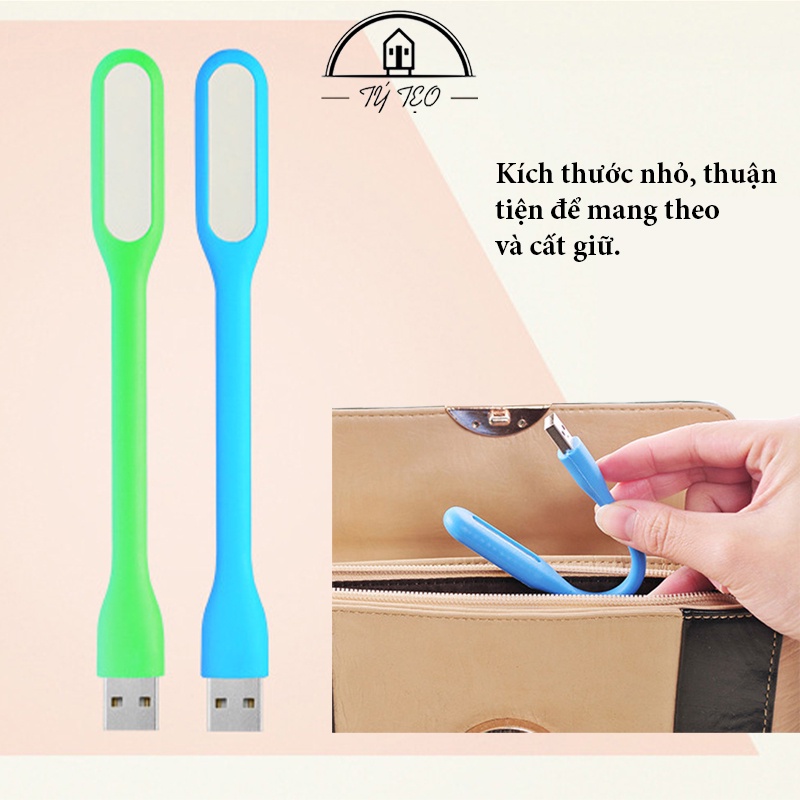 Đèn LED USB Mini 5W 12V Siêu Sáng Vỏ Nhựa Dẻo, Trang Trí Phòng Ngủ - Màu Ngẫu Nhiên
