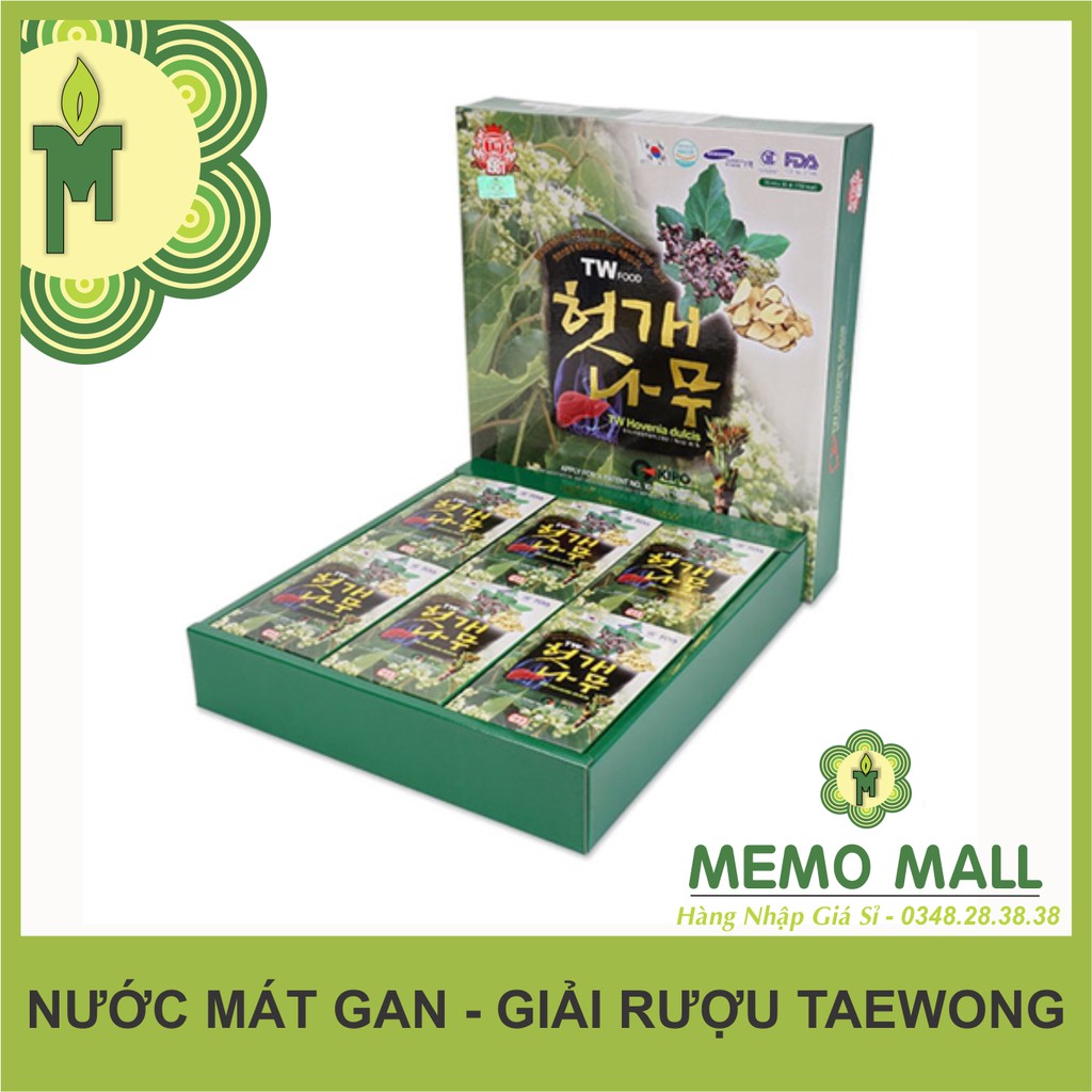NƯỚC MÁT GAN - GIẢI RƯỢU HOVENIA HÀN QUỐC