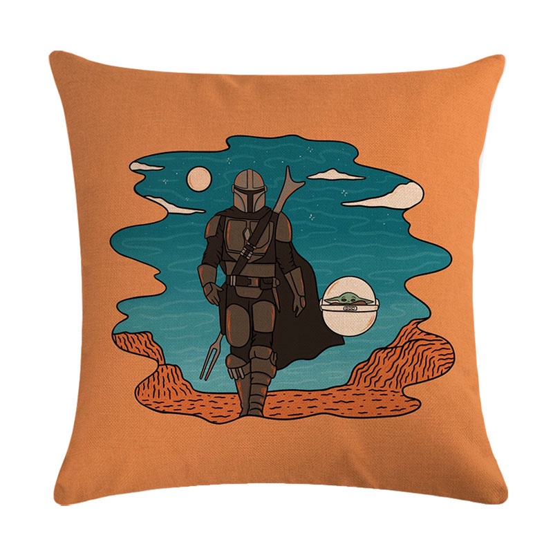 Áo Gối 45*45cm In Hình Phim Star Wars