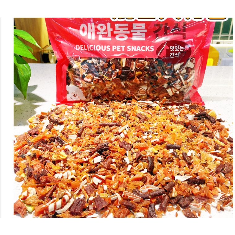 &lt;túi Lớn 1kg&gt; Thịt Sấy Khô Cho Chó Mèo Funny-u