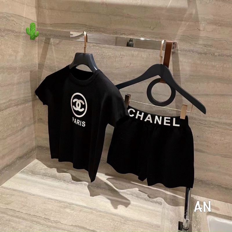 Sét bộ thun tay ngắn in CH-N siêu xinh(B.C)