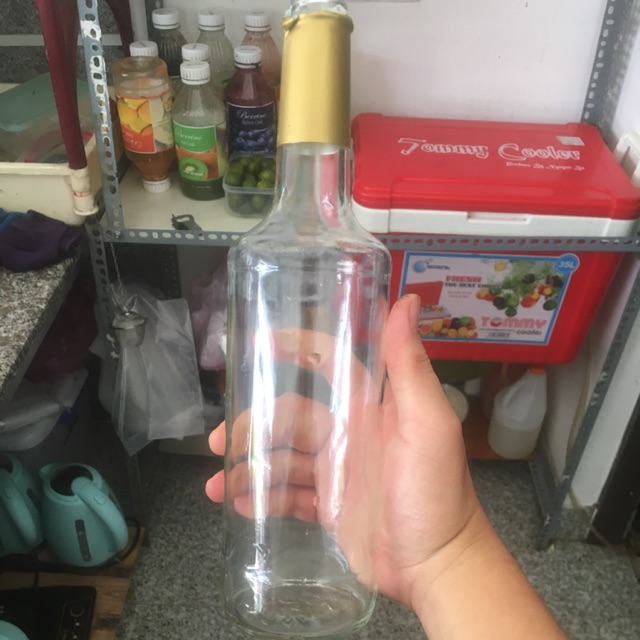 Vỏ chai torani 800ml và chai nhựa 1000ml