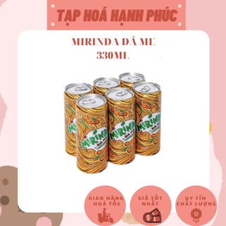 Lốc 6 lon mirinda vị đá me 330ml