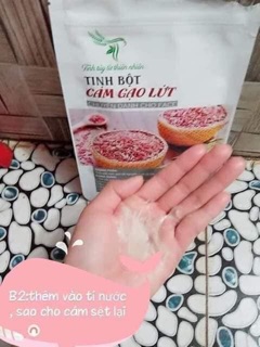 Tinh bột cám gạo lứt