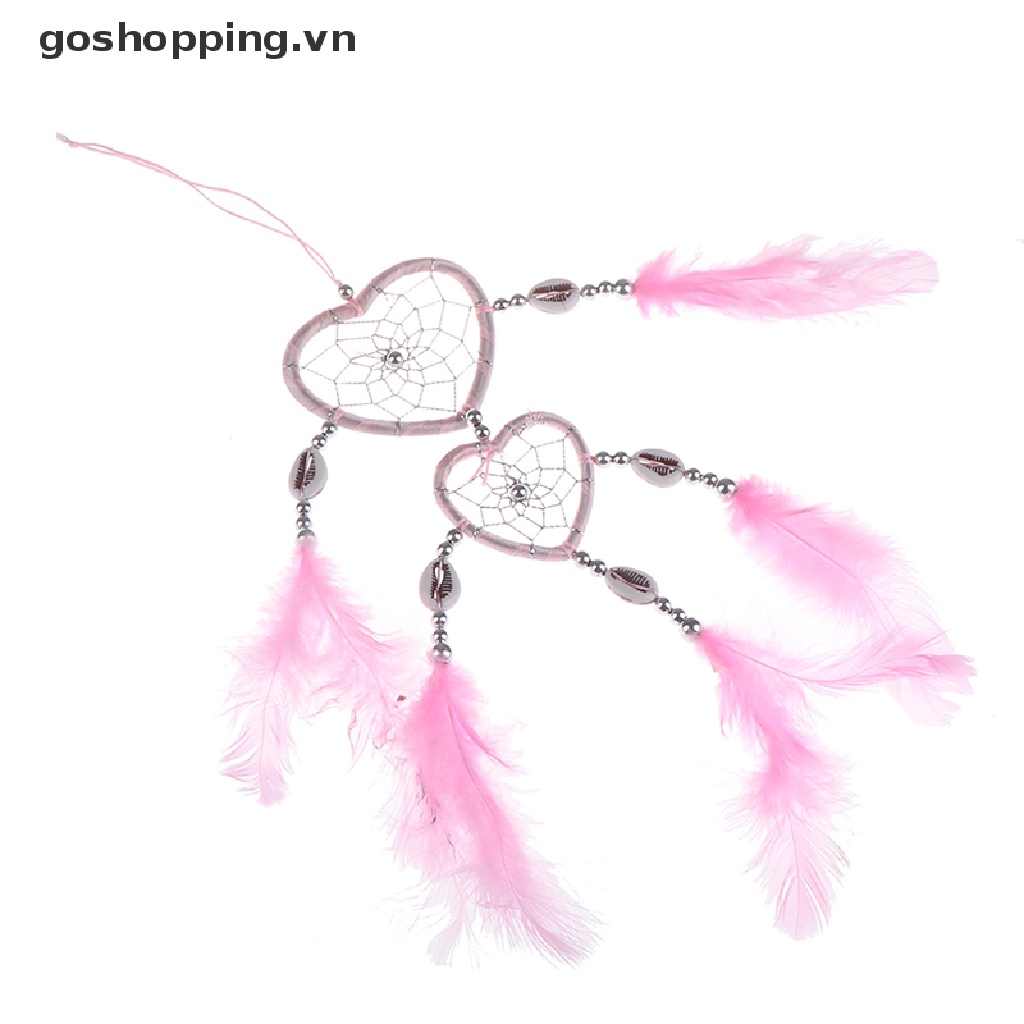 1 Vòng bắt giấc mơ phối lông vũ trang trí đẹp mắt
