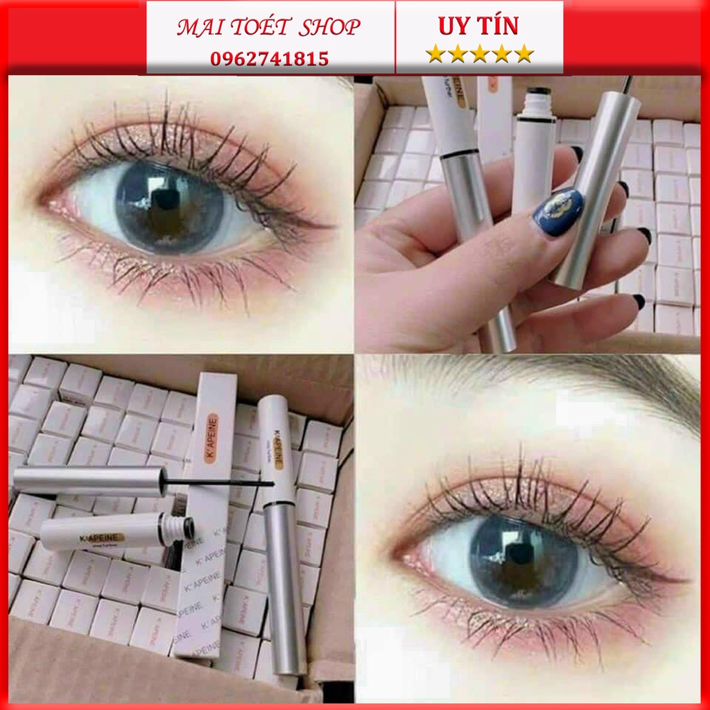 (Bán Lẻ Giá Sỉ) Mascara chuốt mi 3D Sợi Mảnh Full Box K'APEINE, trang điểm mắt chống nước tiện dụng