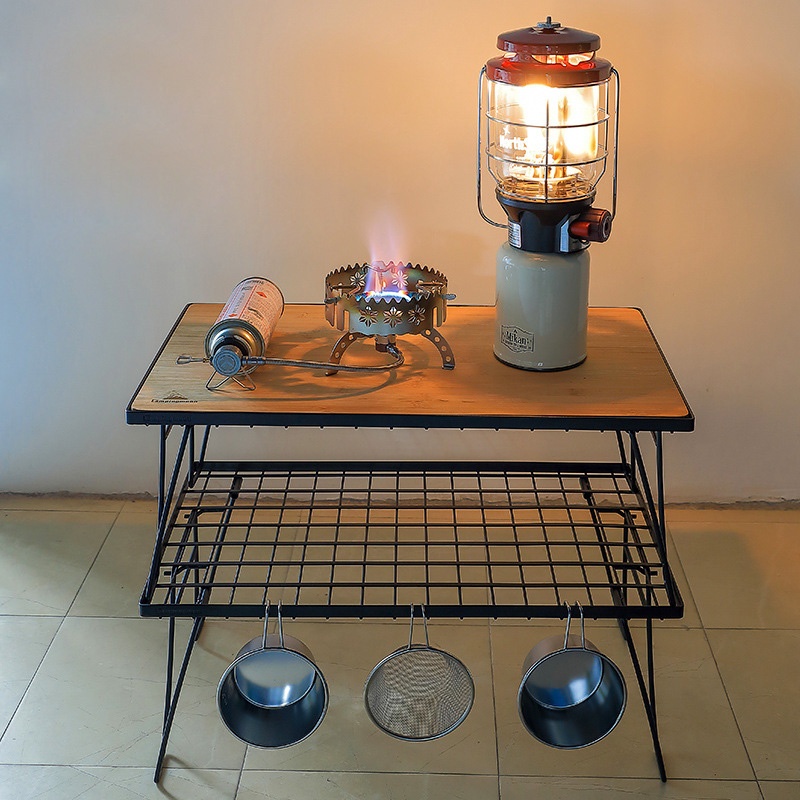 [Hàng Sẵn] Bàn Gấp Dã Ngoại, Kệ Để Đồ Du Lịch Dã Ngoại, Bàn Xếp Cắm Trại Camping Đa chức năng Lắp đặt dễ dàng【Southdakota051】